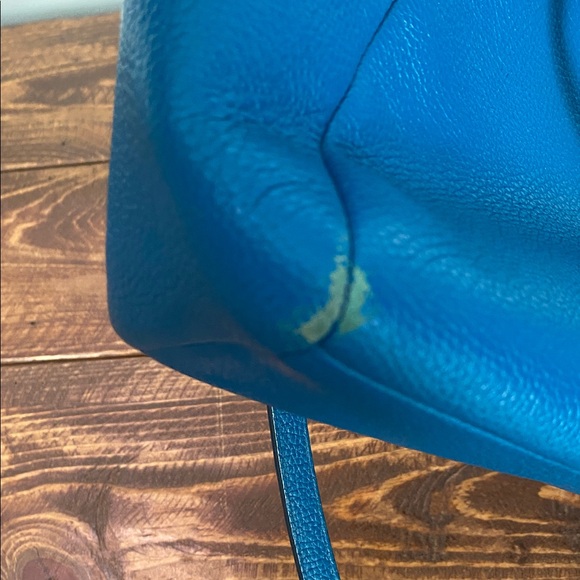 Coach Blue Leather Satchel Bag - Picture 15 of 16